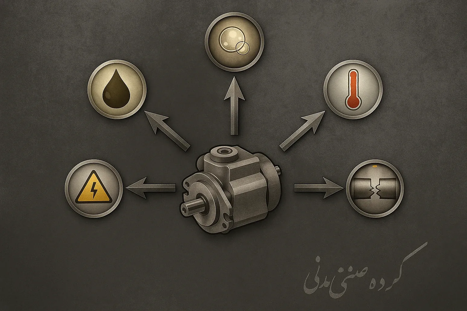 علت خرابی پمپ هیدرولیک